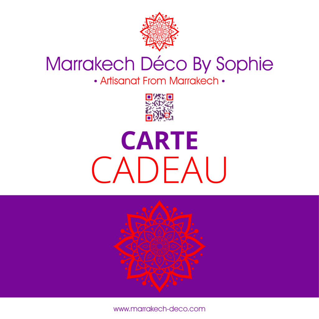 carte cadeau marrakech deco