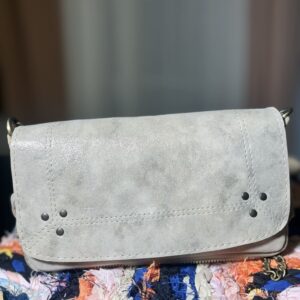 pochette cuir crème