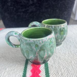 Tasse en céramique dégradé de couleurs Forme arrondie Collection Mosaïque du Maroc